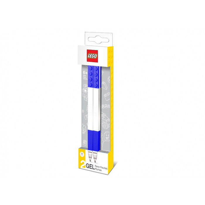 Set 2 pixuri Lego cu gel albastru