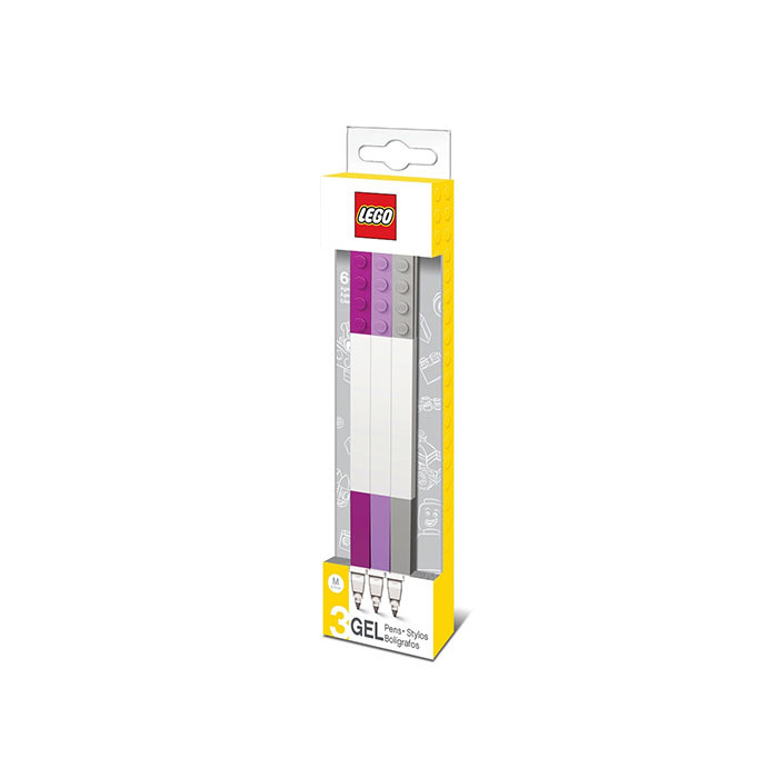 Set 3 pixuri Lego cu gel