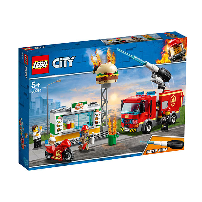 Stingerea incendiului de la Burger Bar Lego City