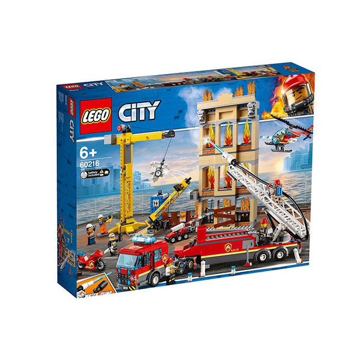 Divizia pompierilor din centrul orasului Lego City