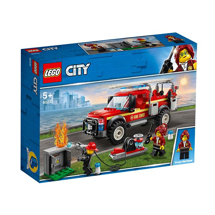 Camionul de interventie al comandantului pompierilor Lego City