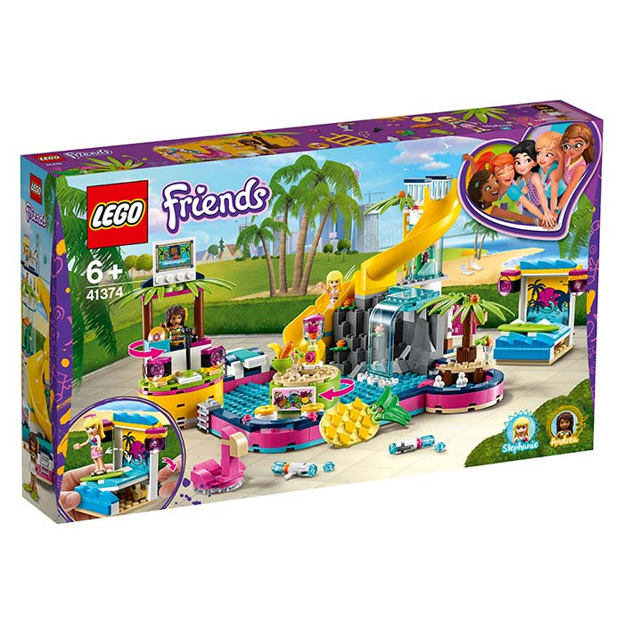 Petrecerea la piscina a Andreei Lego Friends