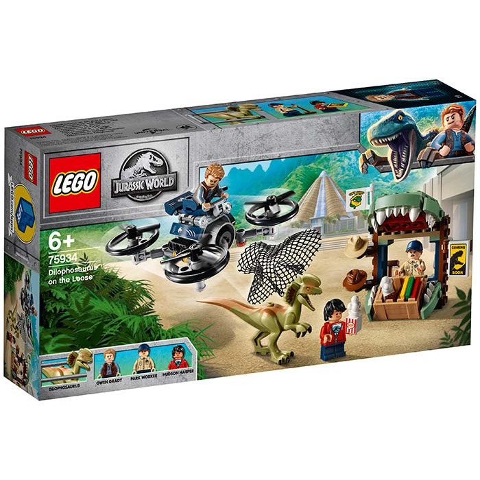 Dilophosaurus in libertate Lego Jurassic World
