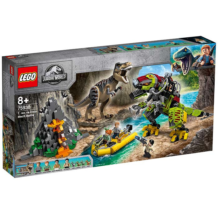 Lupta T rex contra Dino Mech Lego Jurassic World