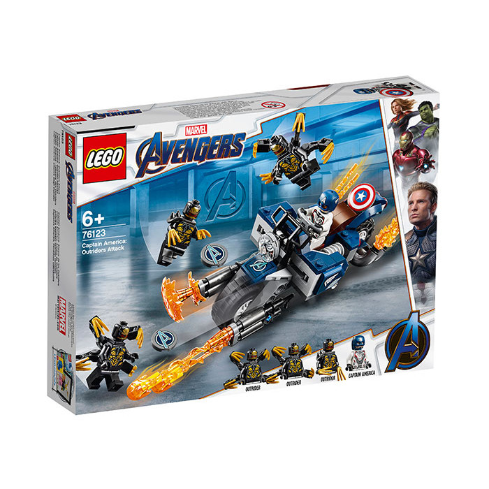 Captain America atacul Outriderilor Lego Marvel Super Heroes