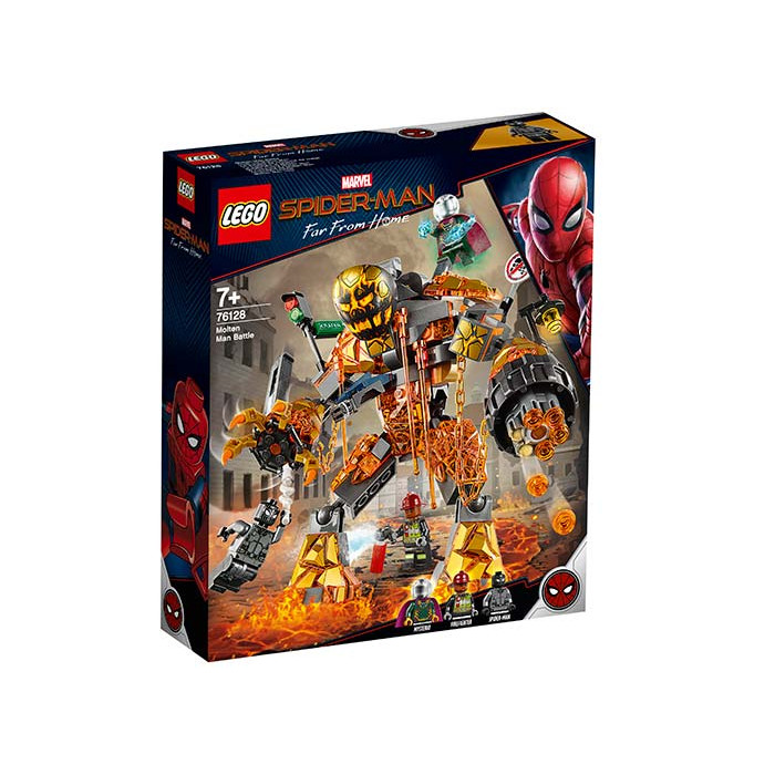 Batalia cu Molten Man Lego Marvel Super Heroes