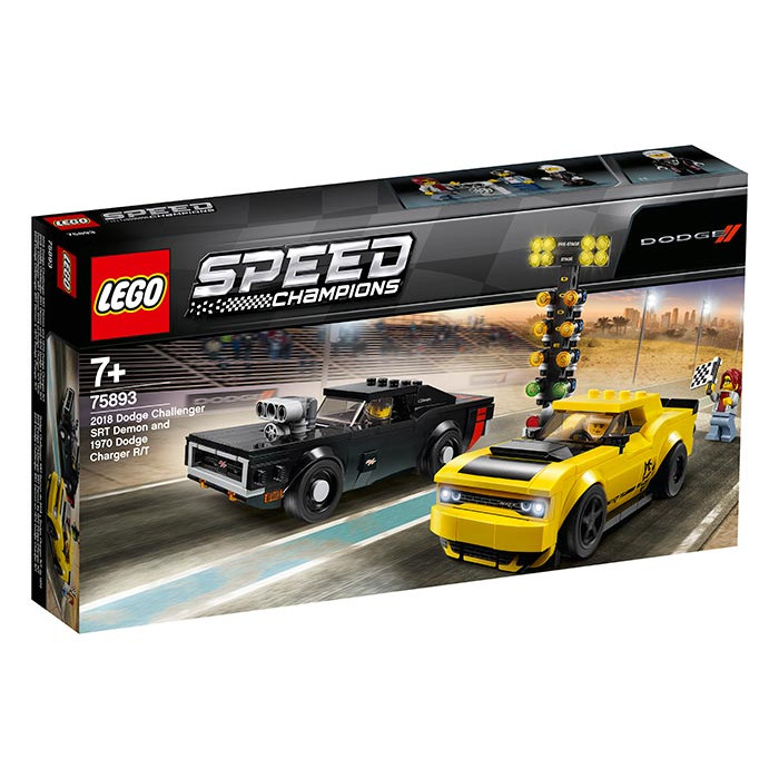 2018 Dodge Challenger SRT Demon si 1970 Dodge Charger Lego Speed Champions