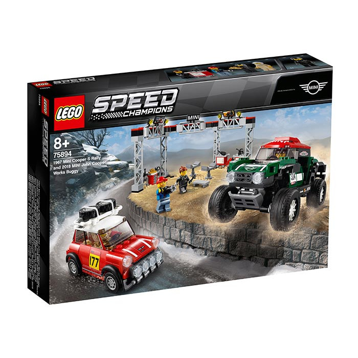 Mini Cooper S Rally si automobil sport 2018 MINI John Coope Lego Speed Champions