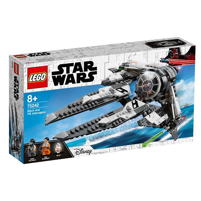 Asul negru interceptor TIE Lego Star Wars