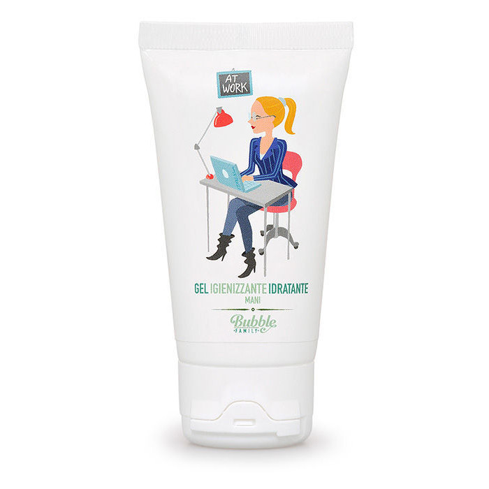 Gel dezinfectant si hidratant organic de maini pentru adulti la birou 50ml
