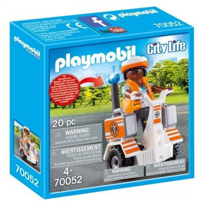 Medic cu masina de echilibru Playmobil City Life