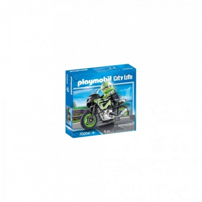 Motocicleta de viteza Playmobil City Life