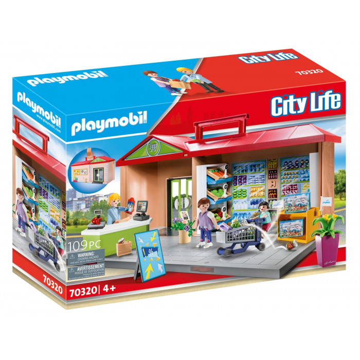 Set mobil magazin alimentar Playmobil City Life