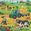 Puzzle munca la ferma 3x49 piese Ravensburger