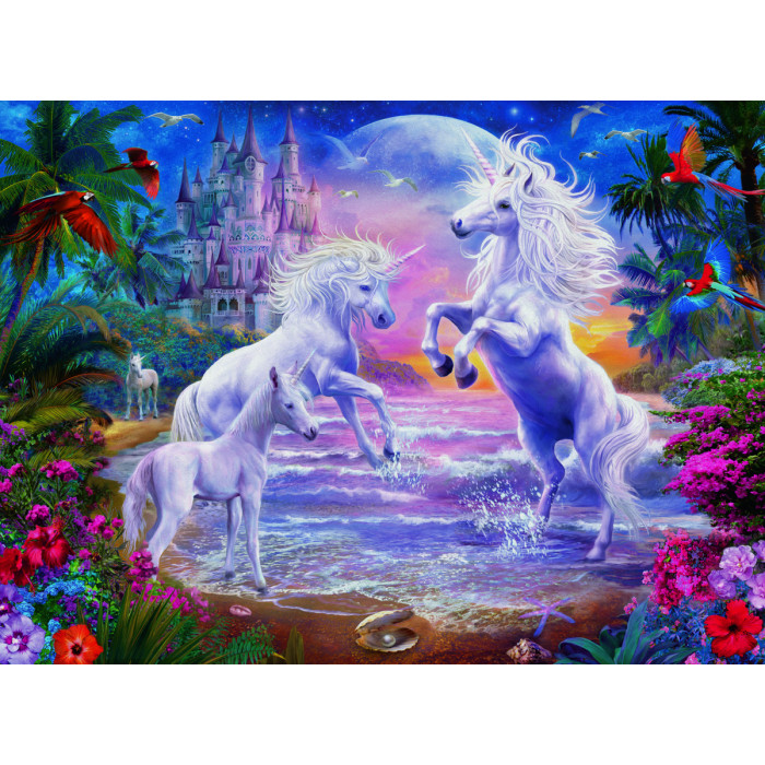 Puzzle Unicorni in paradis 300 piese Ravensburger