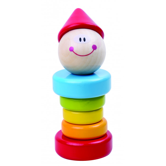 Clovnul zornaitor din lemn Tooky Toy
