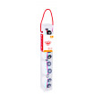 Trenulet lemn alb si albastru cu magnet Tooky Toy