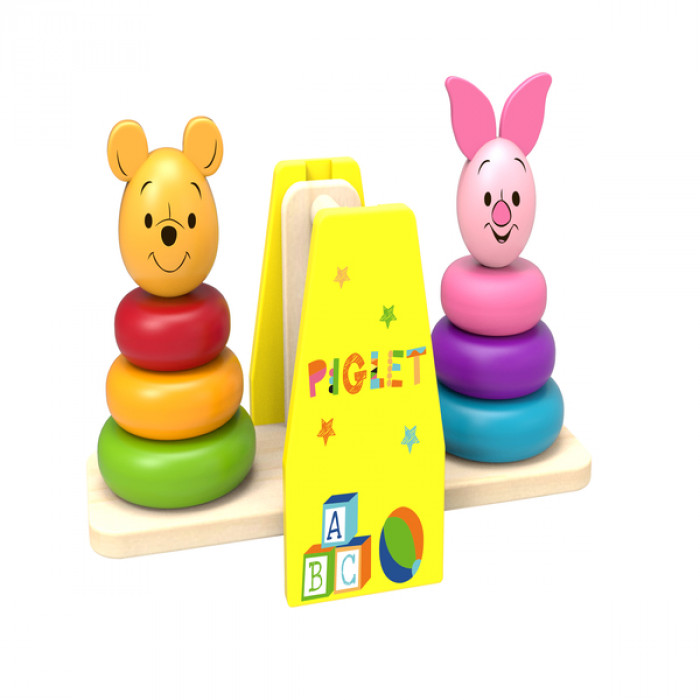 Turnuri de stivuire in echilibru Purcelus Winnie the Pooh