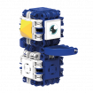 Set constructie Clicformers Craft albastru 25 de piese Clics Toys