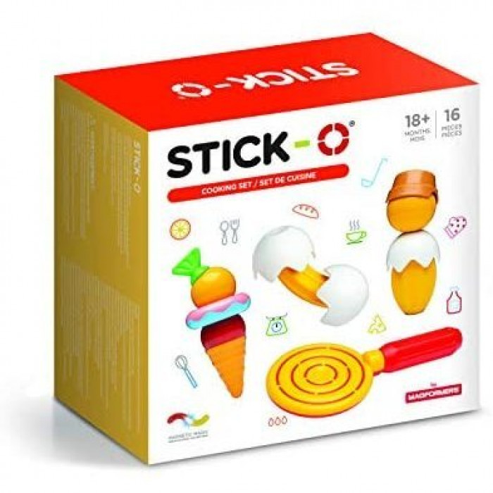 Joc cu magneti Stick-O set de gatit Clics Toys