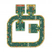 Puzzle gigant drumuri si trasee auto Djeco