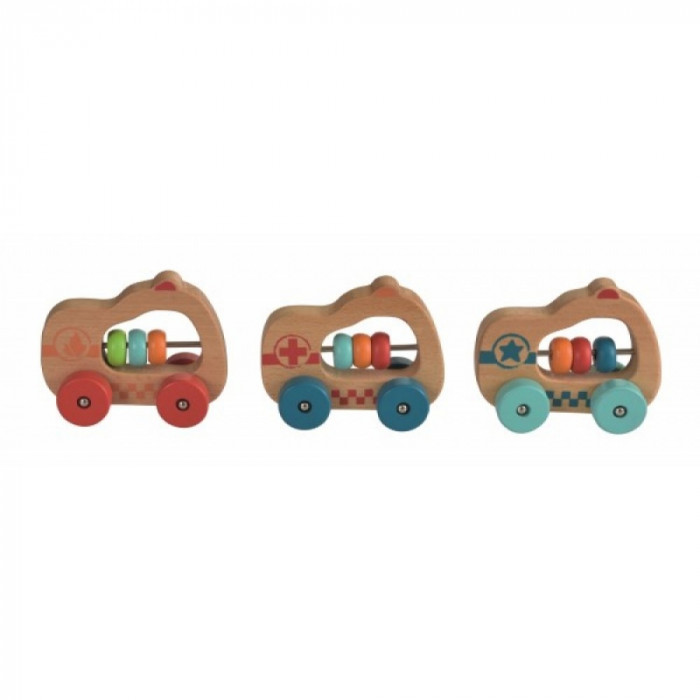 Masinuta lemn pentru bebe Egmont Toys