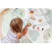 Covor joaca si organizator jucarii cale ferata Trainmap Play&Go