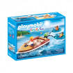 Barca cu motor Playmobil Family Fun