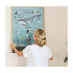 Joc creativ cu stickere pesti in Ocean Poppik