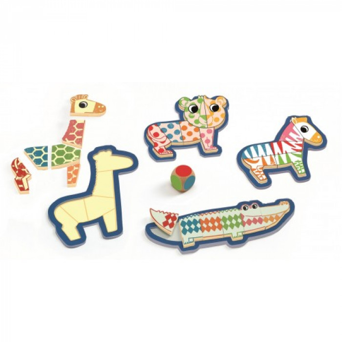 Puzzle lemn Bingonimo Djeco