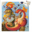Puzzle cavalerul si dragonul Djeco