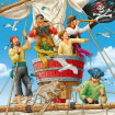 Puzzle aventurile piratilor 3x49 piese Ravensburger