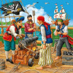 Puzzle aventurile piratilor 3x49 piese Ravensburger