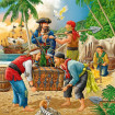 Puzzle aventurile piratilor 3x49 piese Ravensburger