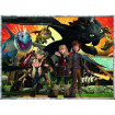 Puzzle Dragoni negrii 100 piese Ravensburger