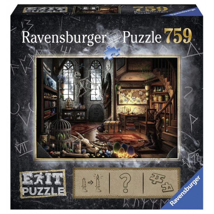 Puzzle copii si adulti Exit 5 Laboratorul 759 piese Ravensburger