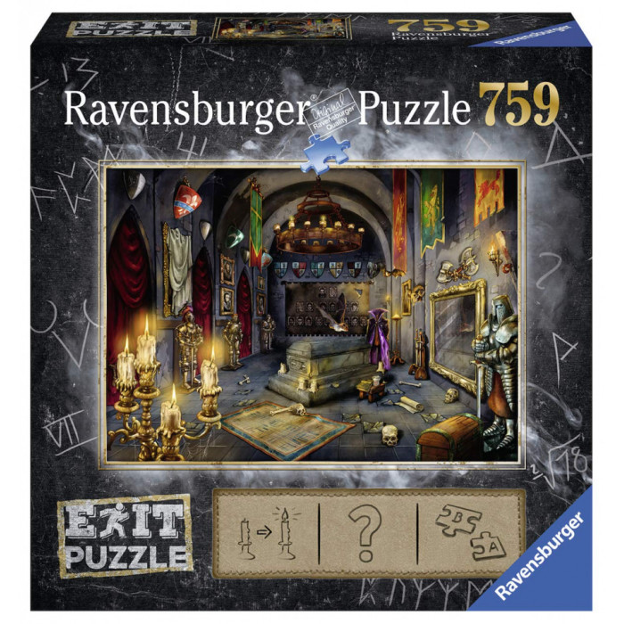 Puzzle copii si adulti Exit 6 Castelul vampirilor 759 piese Ravensburger