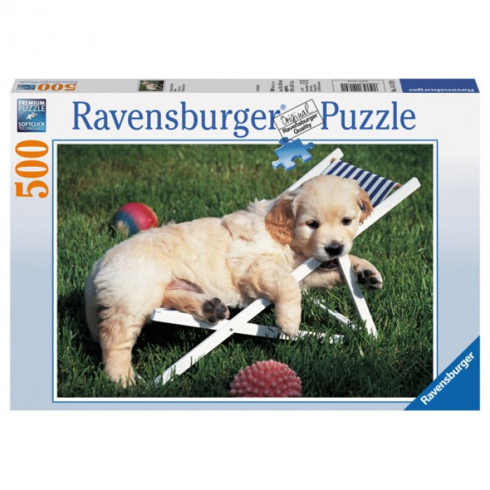 Puzzle Golden Retriever 500 piese Ravensburger