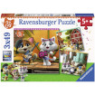 Puzzle lumea pisicilor 3x49 piese Ravensburger