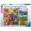 Puzzle copii si adulti Rulota 1000 piese Ravensburger