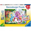 Puzzle unicorni magici 2x12 piese Ravensburger
