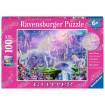 Puzzle unicorn cu sclipici 100 piese Ravensburger