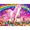 Puzzle unicorn si curcubeu 100 piese Ravensburger