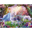 Puzzle Zana si unicorn 100 piese Ravensburger