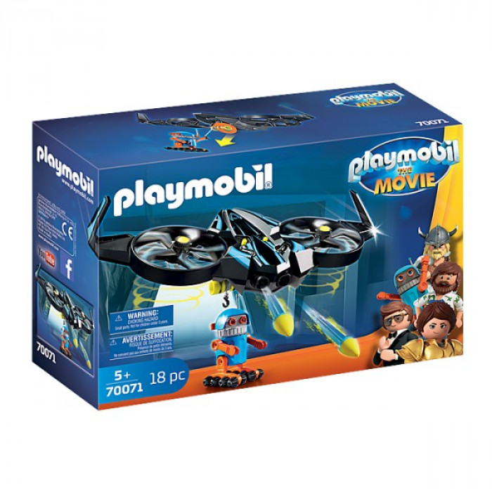 Robotitron cu drona Playmobil Movie