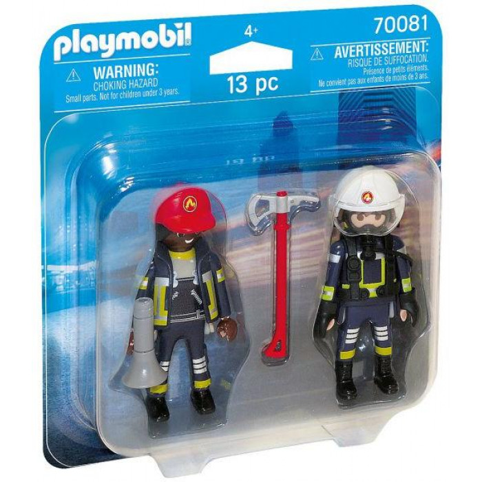 Set 2 Figurine Pompieri Playmobil