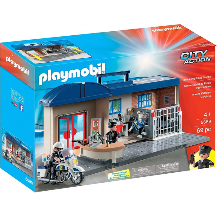 Set mobil Statie de Politie Playmobil City Action