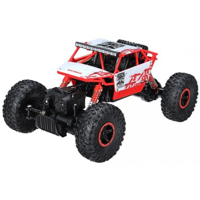 ROCK CRAWLER Cu Telecomanda 4WD 1:18 - Rosu