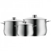 Set de oale din inox WMF, 6 piese, seria Diadem Plus, inductie, capac