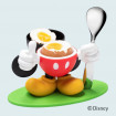 Suport pentru ou si lingurita WMF Mickey Mouse, plastic, multicolor